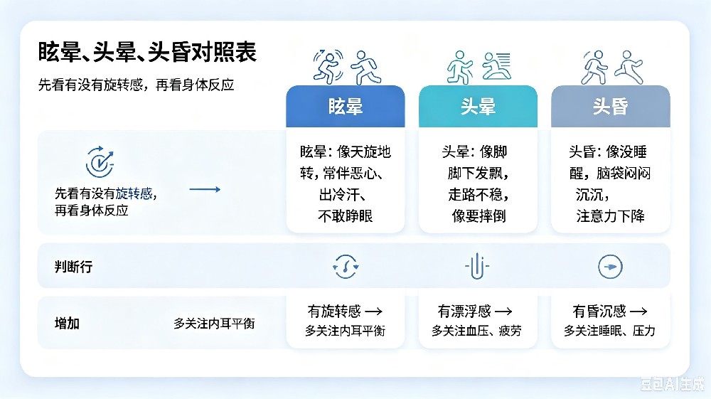 天旋地转就是眩晕？一文分清眩晕、头晕、头昏