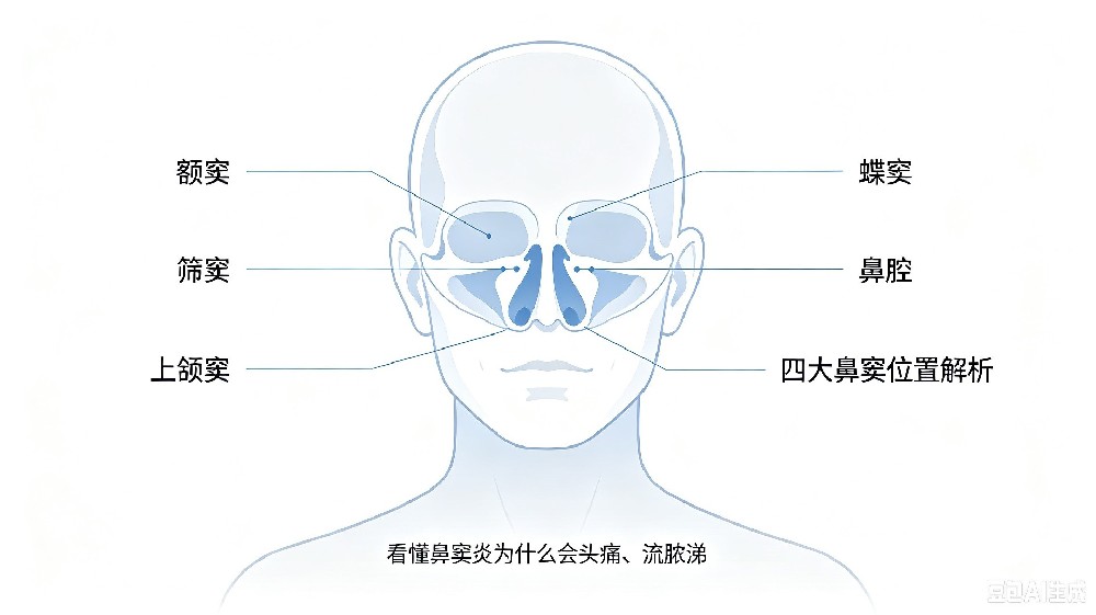 别把鼻窦炎当感冒！急性、慢性鼻窦炎区别+自查指南