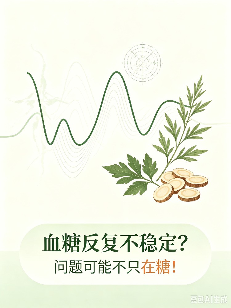 血糖忽高忽低、反复难稳？中医揭秘痰湿、阴虚、血瘀是三大关键问题
