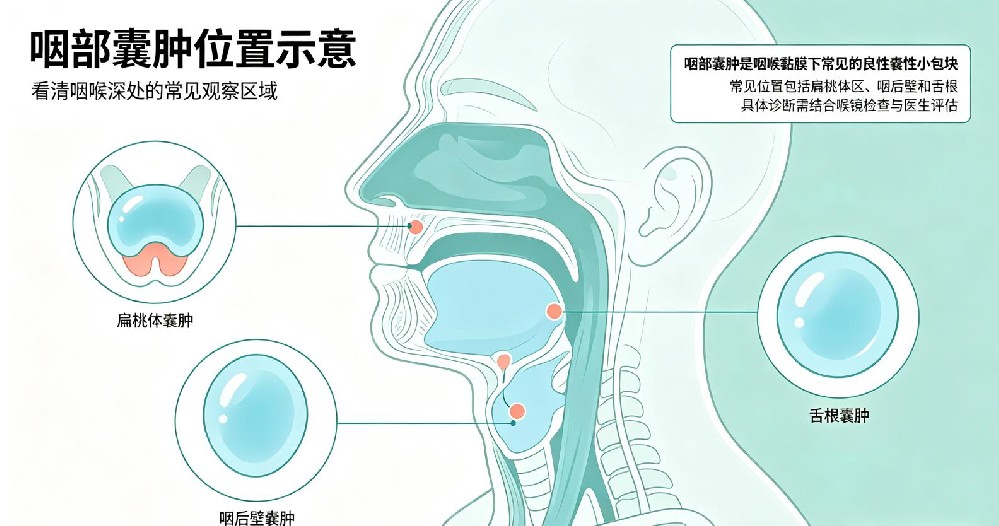 咽喉长“小水泡”？不痛不痒的咽部囊肿，到底要不要治？